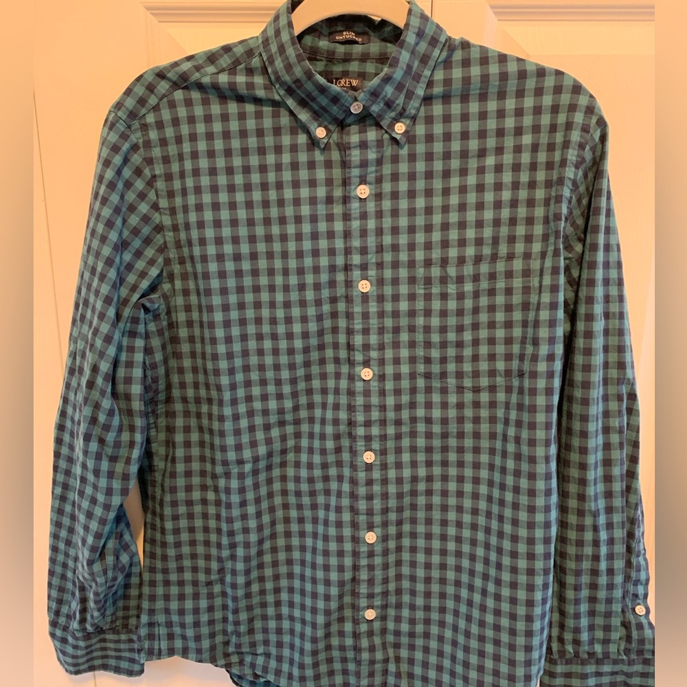 Men’s J Crew Slim Untucked button down Medium